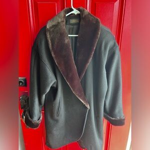 VINTAGE Express black Coat